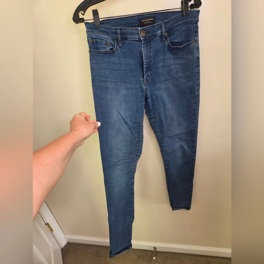 Women's Banana Republic High Rise Skinny Jeans Sz 29/8R